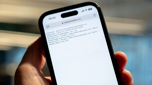 Prøvde å varsle Skattetaten om sårbarhet. Fire måneder senere venter han fortsatt på svar