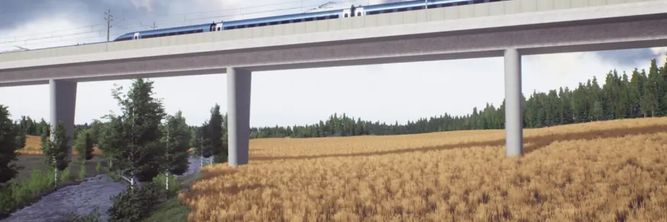 Illustrasjon av Sverige inngår jernbanekontrakter på 21,5 mrd