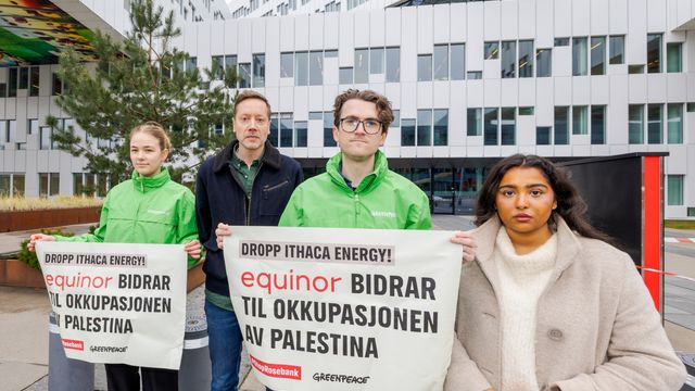 AUF-krav til regjeringen: Equinor må avslutte samarbeid med israelsk-eid partner
