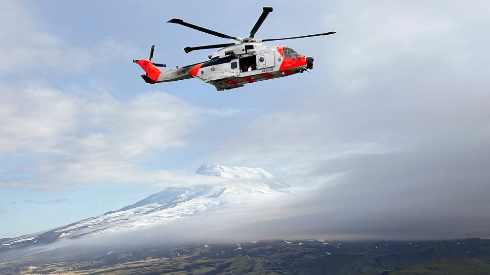 Illustrasjon av Kampen om redningshelikoptrene i nord