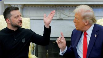 Illustrasjon av Ukraina og USA nærmer seg mineralavtale