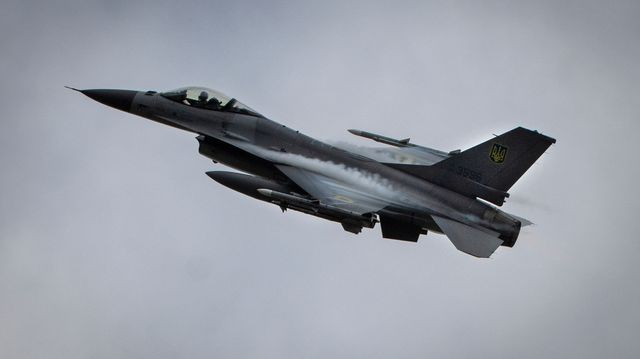 TV-kanal: Ukrainske F-16 mangler missiler – må bruke kanonene