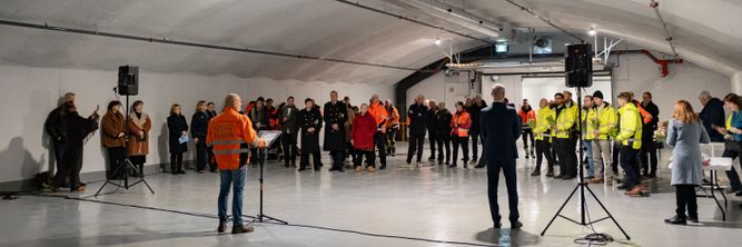 Illustrasjon av Ingen planer om å bruke 48 underjordiske fjellhaller