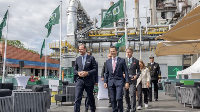 Fanget kun 58.000 tonn CO2 fra sementfabrikken i fjor