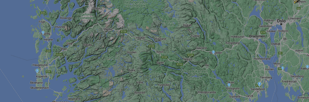 Luftrommet over Sør-Norge er midlertidig stengt 