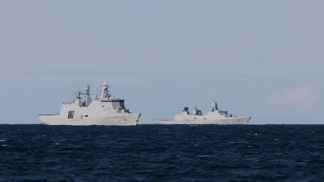 Observerte fire droner rundt dansk militærfartøy