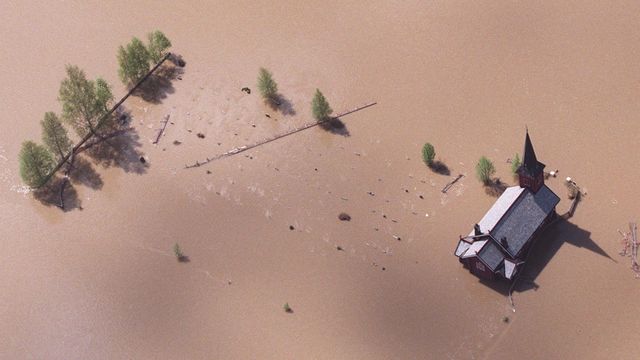 Flommen tok kvelertak på Østlandet i 1995