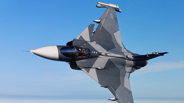 Sverige skal selge moderne Gripen-fly til Ukraina