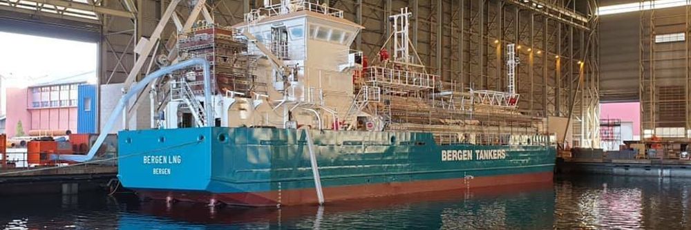 Illustrasjon av Spår knapphet på LNG-bunkringsskip