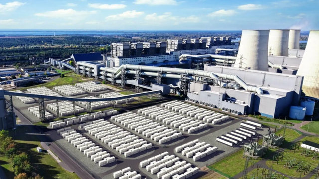 Europas største batteripark bygges ved gammelt kullkraftverk i Tyskland