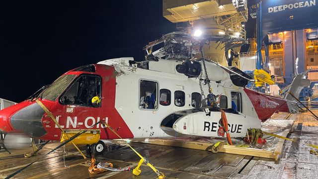 Rapport om helikopterulykken ved Sotra: Teknisk svikt var vesentlig