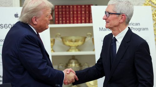 Illustrasjon av Apple slipper unna halvleder-tollen