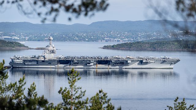 Hangarskip skal testes som kraftverk for diger marinebase