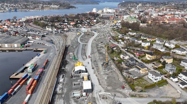 Jernbaneutbyggingen i Moss: Entreprenør og Bane Nor krangler om 5,8 milliarder