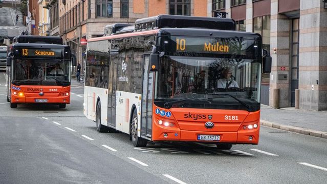 Ber Samferdselsdepartementet avklare sikkerheten rundt kinesiske busser