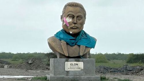 Illustrasjon av Elon Musks Starbase blir en Texas-by