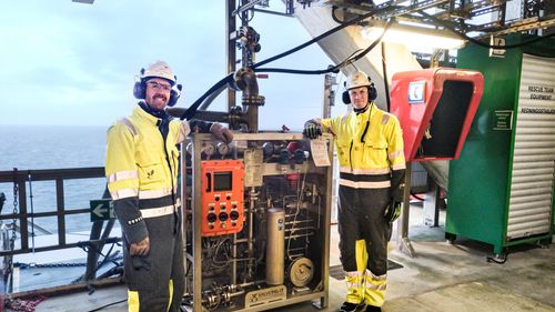 Illustrasjon av «Snublet» over teknologi som har spart oljeselskapet for 4 mrd. på ett år