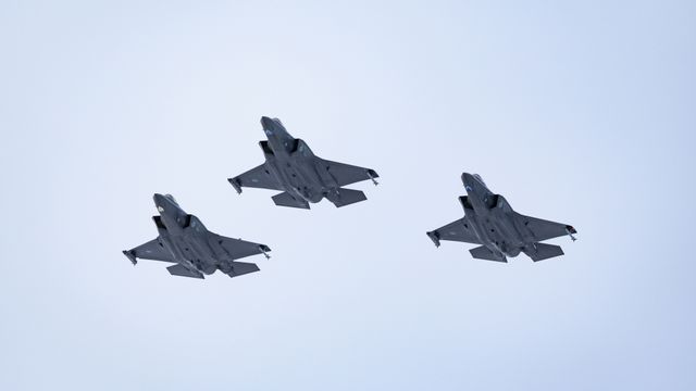 Sårbare på bakken: Forsvaret øver på å spre F-35-flyene