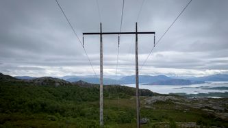 Illustrasjon av Batterier i mobilnettet balanserer hele kraftsystemet
