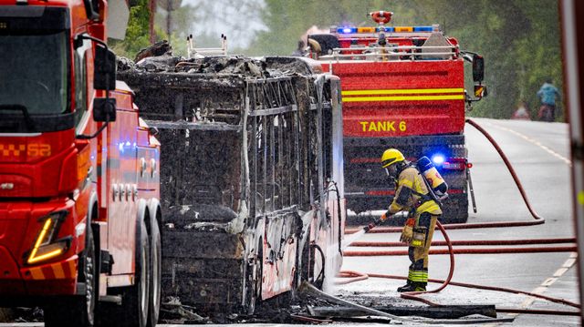 Teknisk svikt trolig årsaken til bussbrann i Oslo