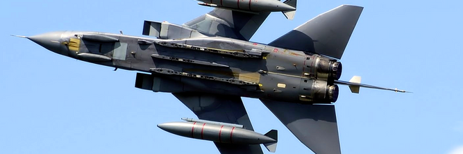 Illustrasjon av Hvorfor har ikke jagerfly missiler som peker bakover?