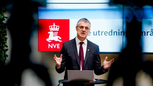 Illustrasjon av NVE-sjefen: – Viktig at kraftprodusentene tar inn over seg ansvaret