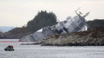Illustrasjon av Forlik i Helge Ingstad-saken