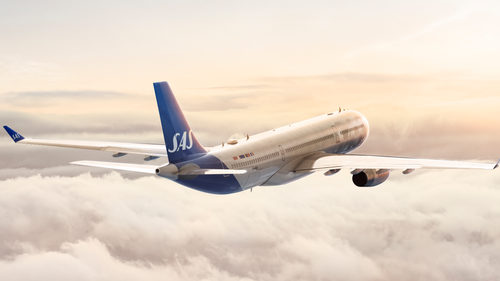 Illustrasjon av SAS vil kjøpe flere bredbuksfly