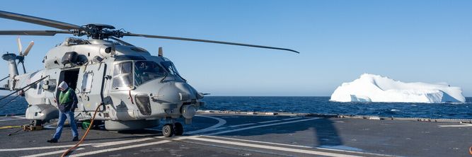Illustrasjon av Utelukker NH90-helikoptre på nye fregatter