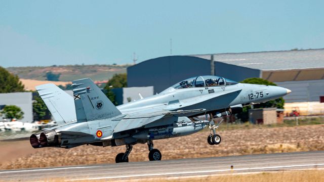 Spansk F-18 skjøt ned drone i Romanias luftrom