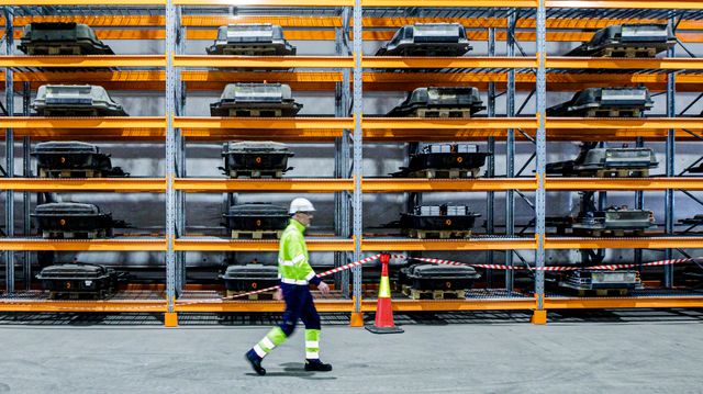 Her blir gamle elbilbatterier til nye råvarer