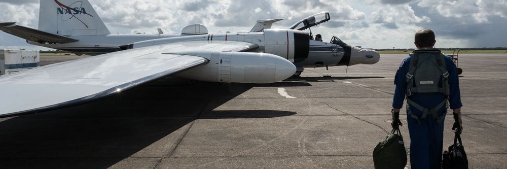 Illustrasjon av Nasa har sendt spesialfly til Europa