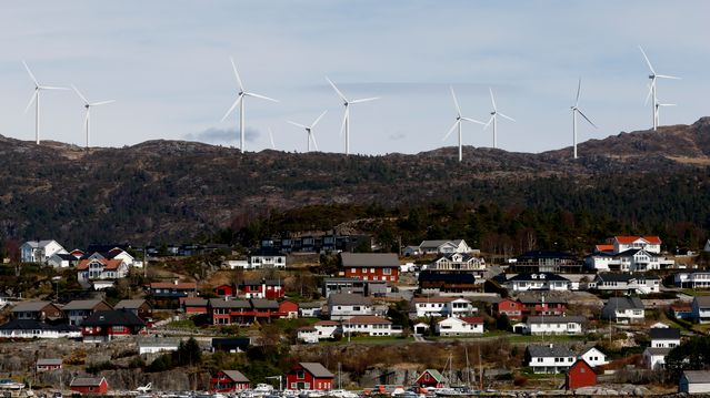 Boliger nær vindkraftverk selges til betydelig lavere pris