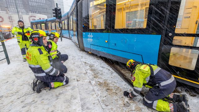 Nok en ny SL18-trikk har sporet av i Oslo sentrum
