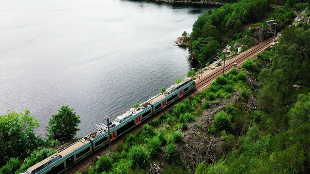Tester ut Starlink på norske tog