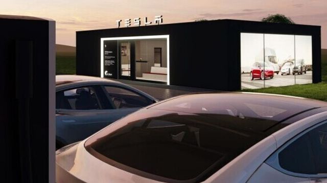 Tesla-lounge stoppet etter naboprotester