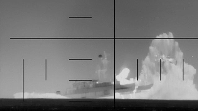 Ikke første torpedering av et fiendeskip siden 2. verdenskrig