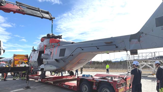 Nå blir NH90-helikoptrene hentet fra Bardufoss