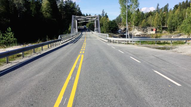 Har oppdaget skader på E134-bru