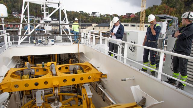 Ubemannet og tettpakket skip på 24 meter
