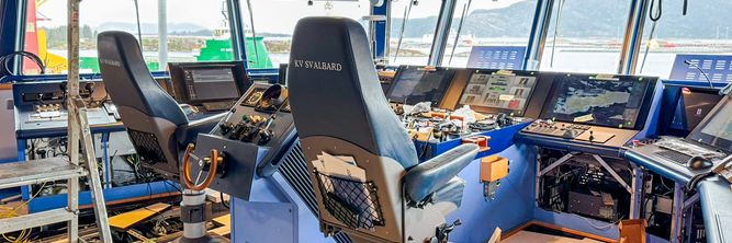 Illustrasjon av Forsvarets eneste isbryter oppgraderes for nye oppdrag