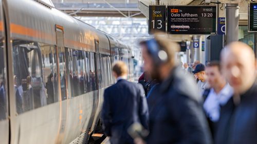 Illustrasjon av Stortinget sa nei til å bevare Flytoget