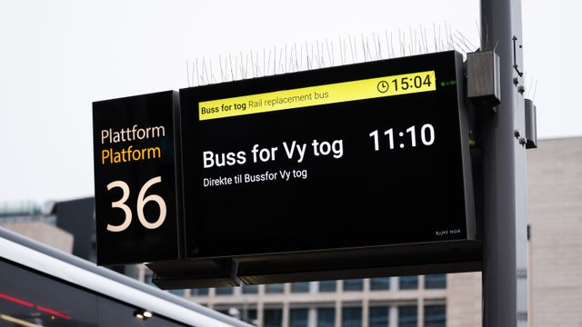 Vy har brukt 1,6 mrd. på buss for tog siden 2019