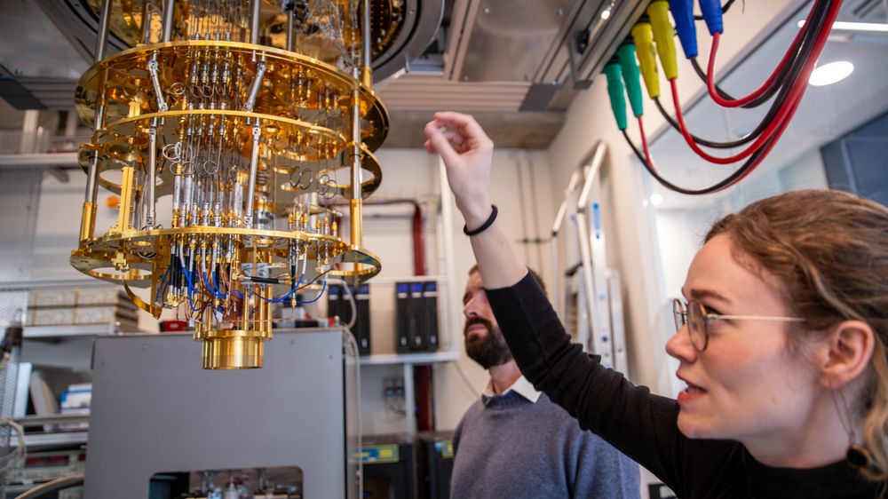 Illustrasjon av Bli med inn i Microsofts kvantelab