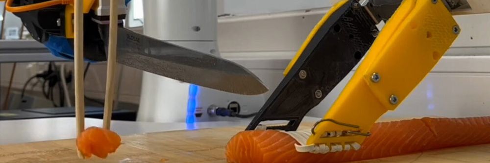 Illustrasjon av Denne roboten multitasker som en sushikokk