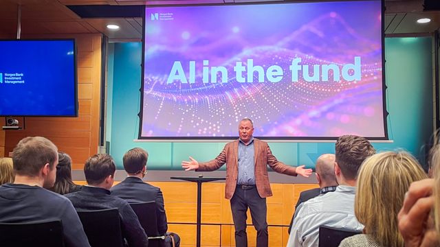 Oljefondet kan falle en tredel hvis «KI-boblen» sprekker