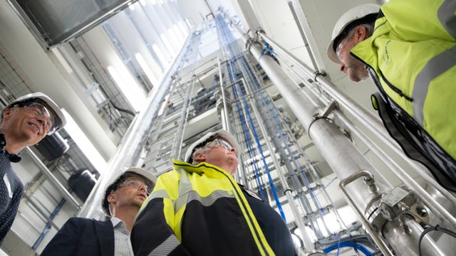 Ny type løsning fanget over 90 prosent av CO2-en fra kalkanlegg