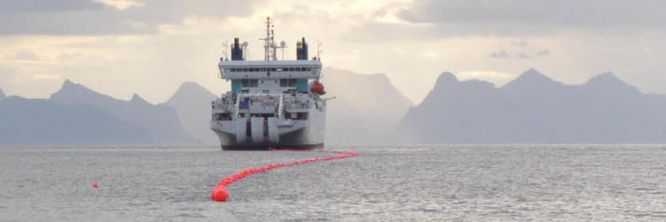 Illustrasjon av – Droner som ødelegger kabler på egenhånd, vil være bekymringsfullt