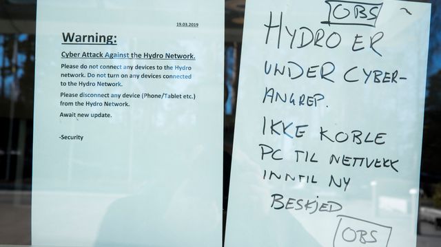 Kripos-studie avslører nye detaljer om Hydro-angrepet