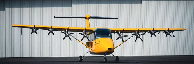 Illustrasjon av Kan ta av og lande på 50 meter